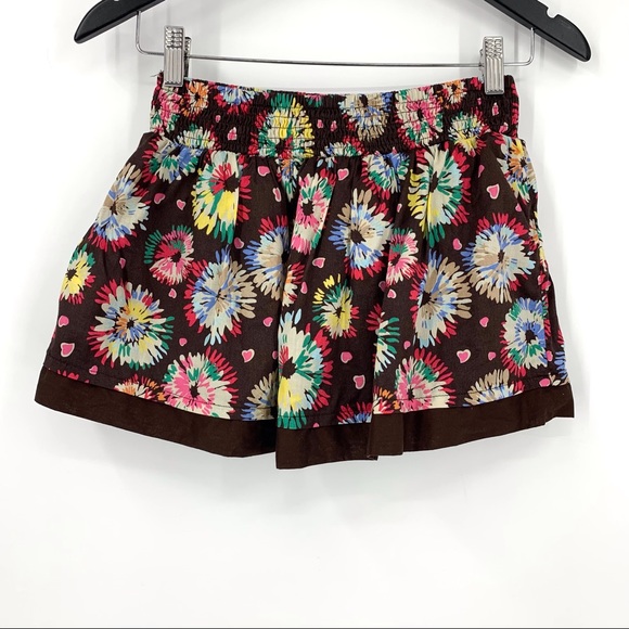 2/$20 Old Navy Girl's Cotton Floral Skirt with Lining and Elastic Waist, Small - Picture 5 of 11